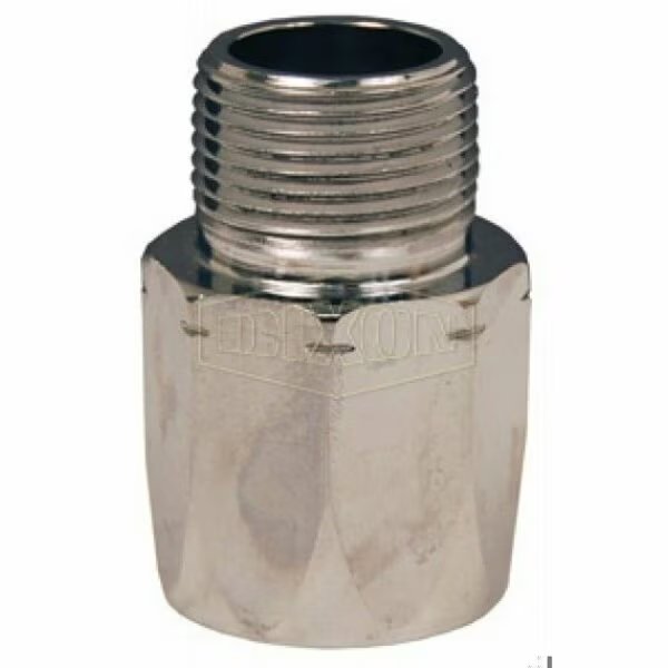 Permanent Coupling, 3/4 in Nominal, MNPT, Brass, Domestic, Dixon, Mfr#: H5752